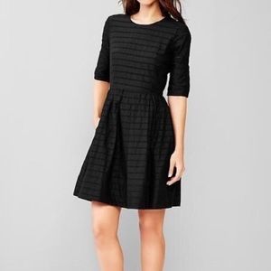 Black eyelet dress